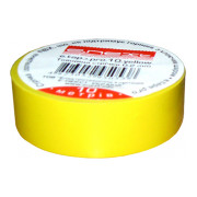 Изолента E.NEXT e.tape.pro.20.yellow из самозатухающего ПВХ желтая (20 м) мини-фото