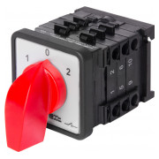 Пакетный переключатель TAREL (E.NEXT) LK16/3.323-SP/45 щитовой на DIN-рейку 3p 16А (1-0-2) мини-фото