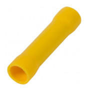 Гильза соединительная изолированная E.NEXT e.splice.stand.bv.1.yellow 0,5-1,5 мм² желтая (упаковка 100 шт.) мини-фото
