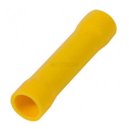 Гільза з'єднувальна ізольована E.NEXT e.splice.stand.bv.1.yellow 0,5-1,5 мм² жовта (упаковка 100 шт.) (s4036002) фото