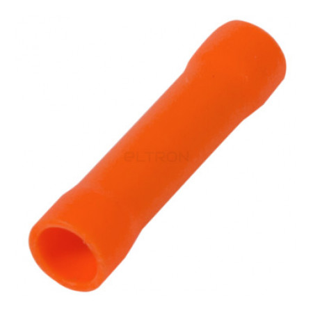 Гільза з'єднувальна ізольована E.NEXT e.splice.stand.bv.1.orange 0,5-1,5 мм² помаранчева (упаковка 100 шт.) (s4036007) фото