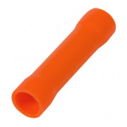 Гільза з'єднувальна ізольована E.NEXT e.splice.stand.rvt.5.orange 4-6 мм² помаранчева (упаковка 100 шт.) міні-фото