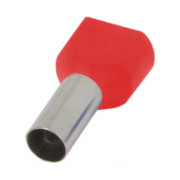 Ізольований наконечник E.NEXT e.terminal.stand.te.2.1.red (TE1010 red) 2x1 мм² червоний (упаковка 100 шт.) міні-фото