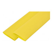Термоусаживаемая трубка E.NEXT e.termo.stand.6.3.yellow 6/3 (1 м) желтая мини-фото