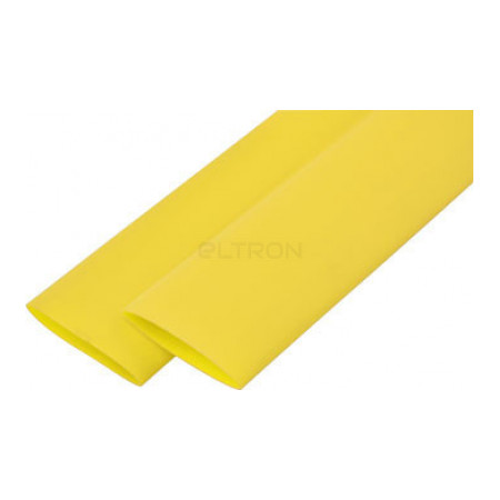 Термозбіжна трубка E.NEXT e.termo.stand.6.3.yellow 6/3 (1 м) жовта (s0240012) фото