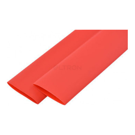 Термоусаживаемая трубка E.NEXT e.termo.stand.1.0,5.red 1/0,5 (1 м) красная (s024103) фото