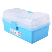 Ящик для інструментів E.NEXT e.toolbox.13 BLUE пластиковий 225×130×115 мм міні-фото