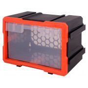 Органайзер E.NEXT e.toolbox.18 набірний 1-секційний пластиковий 300×200×165 мм міні-фото