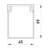 Короб пластиковий перфорований E.NEXT e.trunking.perf.stand.45.65 45×65 мм (2 м) зображення 2 (габаритні розміри)