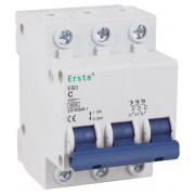Автоматичний вимикач Erste Electric EB3 3P 20А тип C 4,5кА міні-фото