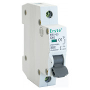 Автоматичний вимикач Erste Electric EB5-63 1P 10А тип C 6кА міні-фото