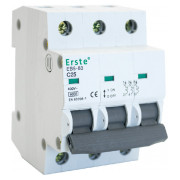 Автоматичний вимикач Erste Electric EB5-63 3P 25А тип C 6кА міні-фото