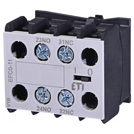 Блок-контакт ETI EFC0-11 (1НО+1НЗ) для миниатюрных контакторов CEC (4641521) фото