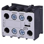 Блок-контакт ETI EFC4-11 (1НВ+1НЗ) для мініатюрних контакторів CEC міні-фото