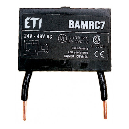 Фильтр подавления помех RC ETI BAMRCE5 (50-127V AC, к контакторам CEM09...CEM40) (4642702) фото