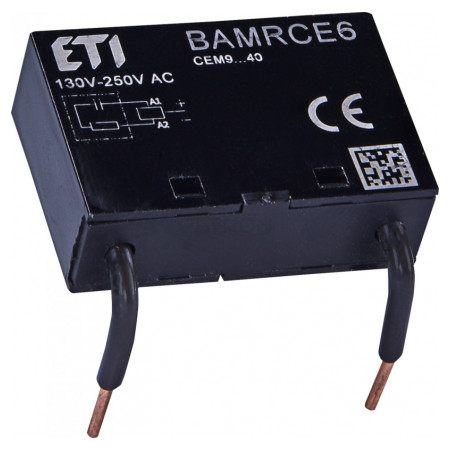 Фільтр усунення перешкод RC ETI BAMRCE6 (130-250V AC, до контакторів CEM09...CEM40) (4642703) фото