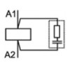 Фільтр усунення перешкод "RC" ETI RCCE-2 24-48V AC зображення 2 (схема)