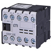 Контактор мініатюрний ETI CE 07.10 230V AC (7А/AC3) міні-фото