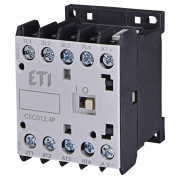 Контактор миниатюрный ETI CEC 12.4P 230V АС (12A/AC3) 4р (4НО контакта) мини-фото