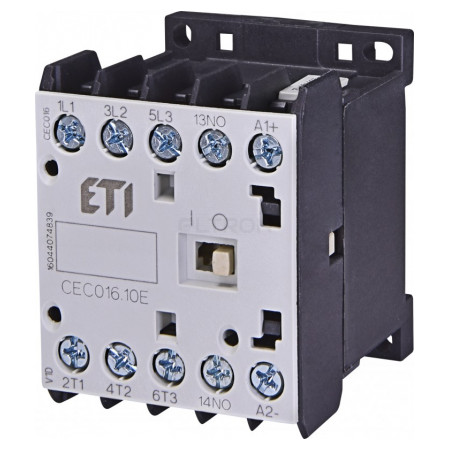 Контактор миниатюрный ETI CEC 16.10-400V AC (16A/AC3) (4641091) фото