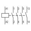 Контактор ETI CEM 12.10 24V AC (12А/AC3) изображение 3 (схема)