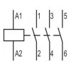 Контактор ETI CEM 25.00 48V AC (25А/AC3) изображение 3 (схема)