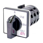 Кулачковый переключатель ETI CS 16 67 U для измерения линейного напряжения 16А мини-фото