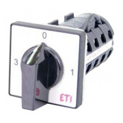 Кулачковый переключатель ETI CS 16 98 U для измерения фазного тока (через ТТ) 16А мини-фото