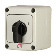 Кулачковый переключатель ETI CS 16 90 PN 1p «0-1» 16А в корпусе IP65 мини-фото