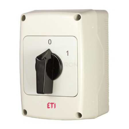 Кулачковый переключатель ETI CS 32 10 PNG 3p «0-1» 32А в корпусе IP65 (4773166) фото
