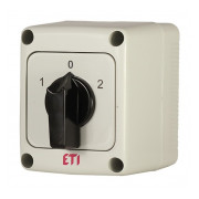 Кулачковый переключатель ETI CS 16 52 PN 2p «1-0-2» 16А в корпусе IP65 мини-фото