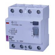 Реле диференційне (ПЗВ) ETI EFI-4 (10кА) 100А/30мА тип AC міні-фото