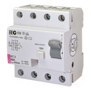 Реле диференційне (ПЗВ) ETI EFI-4 (10кА) 80А/100мА тип AC міні-фото