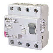 Реле диференційне (ПЗВ) ETI EFI-4 (10кА) 80А/300мА тип AC міні-фото