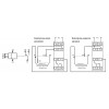 Реле контроля уровня жидкости ETI HRH-5 UNI 24-240V AC/DC (8А) изображение 2 (схема)