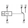Реле контролю напруги ETI HRN-33 48-276V AC (16А) зображення 2 (схема)