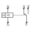 Реле контроля напряжения ETI HRN-34 6-30V DC (16А) изображение 2 (схема)