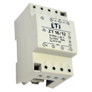 Трансформатор ETI Zt 16/12 дзвінковий на DIN-рейку (16 VA) міні-фото