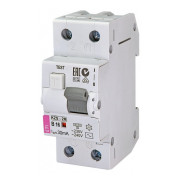 Дифференциальный автоматический выключатель ETI KZS-2M (10кА) B 16А/30мА тип AC мини-фото