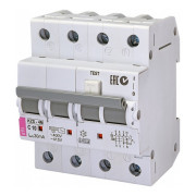 Дифференциальный автоматический выключатель ETI KZS-4M (6кА) C 10А/30мА тип AC мини-фото