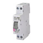 Дифференциальный автомат ETI KZS-1M (6кА, нижнее подключение) C 25А/10мА тип A мини-фото