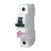 Автоматичний вимикач ETI ETIMAT 10 DC (6кА) 1p B 10А міні-фото