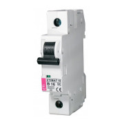 Автоматичний вимикач ETI ETIMAT 10 DC (6кА) 1p B 16А міні-фото