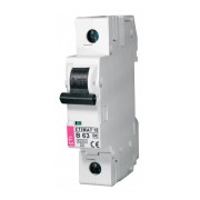 Автоматичний вимикач ETI ETIMAT 10 DC (6кА) 1p B 63А міні-фото