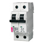Автоматичний вимикач ETI ETIMAT 10 DC (6кА) 2p C 0,5А міні-фото