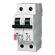 Автоматичний вимикач ETI ETIMAT 10 DC (6кА) 2p C 2А міні-фото
