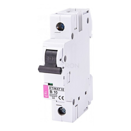 Автоматичний вимикач ETI ETIMAT 10 (10кА) 1p B 10А (2121714) фото