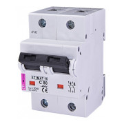 Автоматичний вимикач ETI ETIMAT 10 (20кА) 2p C 80А міні-фото