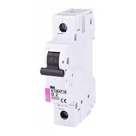 Автоматичний вимикач ETI ETIMAT 10 (10кА) 1p D 2А (2151708) фото