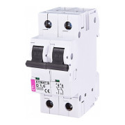 Автоматичний вимикач ETI ETIMAT 10 (10кА) 2p D 1,6А міні-фото